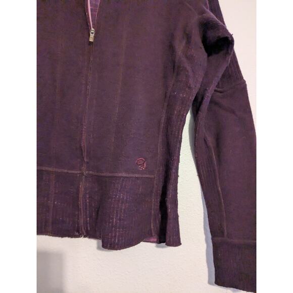 Mountain Hardware zip up maroon jacket size Small - Picture 7 of 7